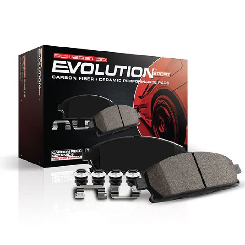 Power Stop 17-21 Honda Civic Front Z23 Evo Sport Brake Pads w/Hardware - Image 6
