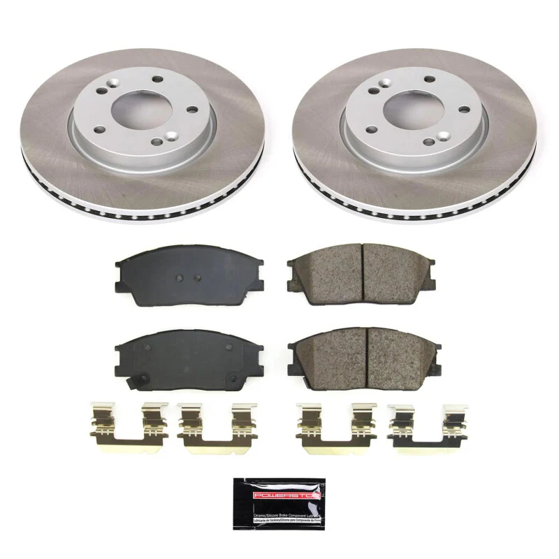 Power Stop 20-23 Kia Soul Front Semi-Coated Rotor Kit
