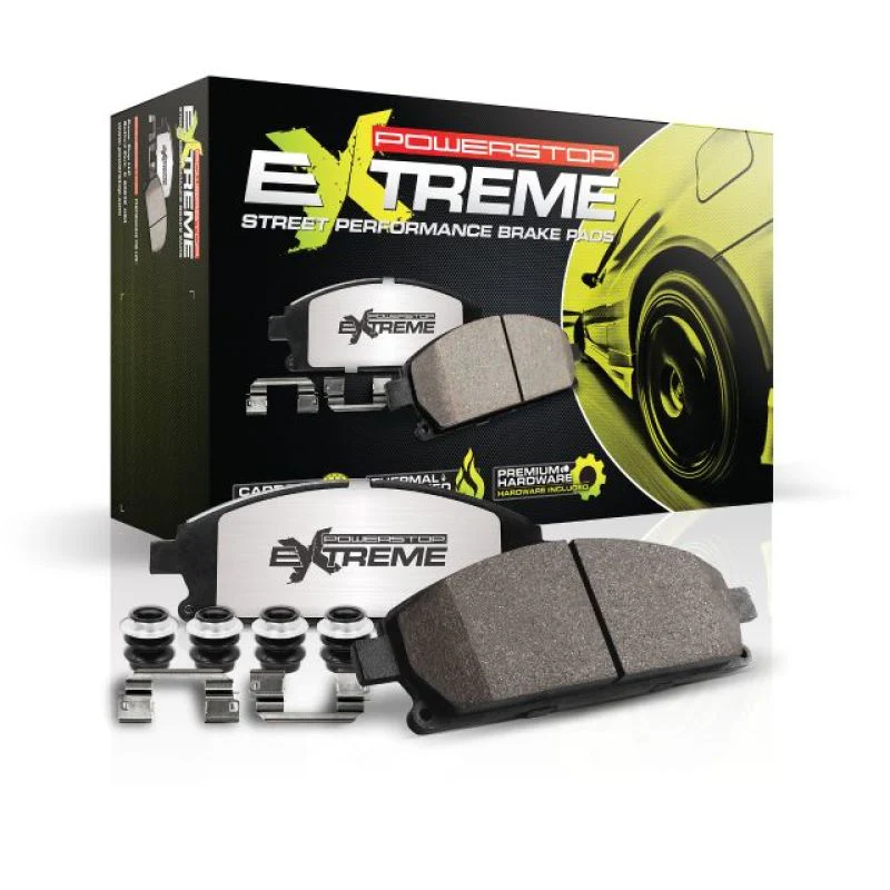 Power Stop 87-97 Chevrolet Camaro Rear Z26 Extreme Street Brake Pads w/Hardware - Image 2