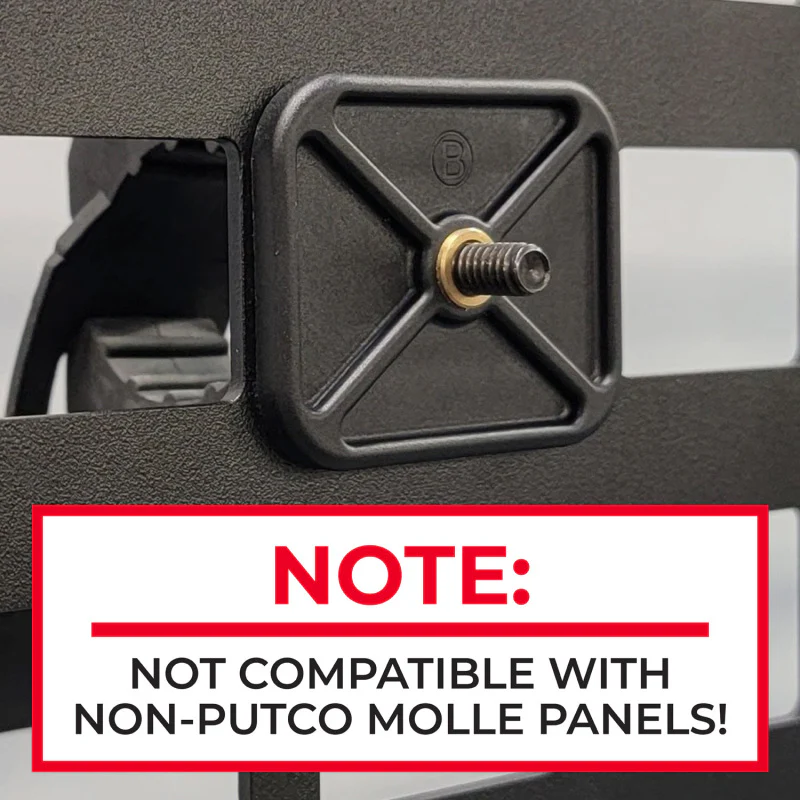 Putco Universal Back Seat Molle Panel w/ Straps