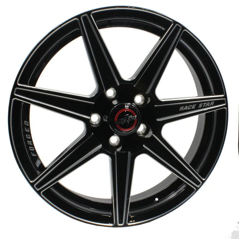 Race Star 72 ValStar 15x3.75 / 5x4.50BC / 1.75BS / 3.072in CB / Black w/Machined Accents Wheel