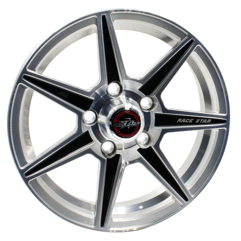 Race Star 72 ValStar 15x3.75 / 5x4.50BC / 1.75BS / 3.072in CB / Machined w/Black Accents Wheel