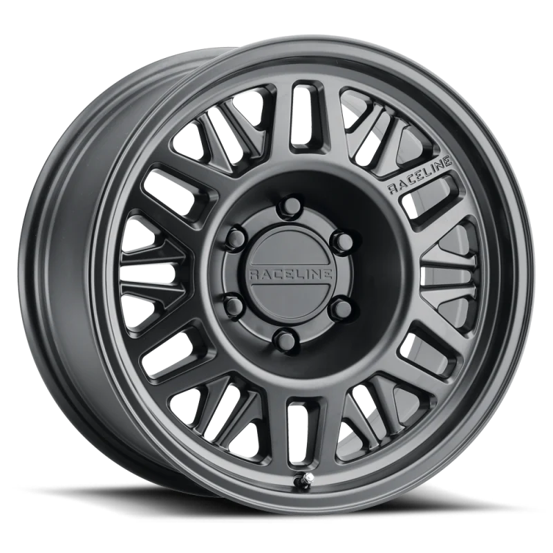 Raceline 451B Ryno TR 18x9in / 5X150 BP / 0mm Offset / 110.5mm Bore - Satin Black