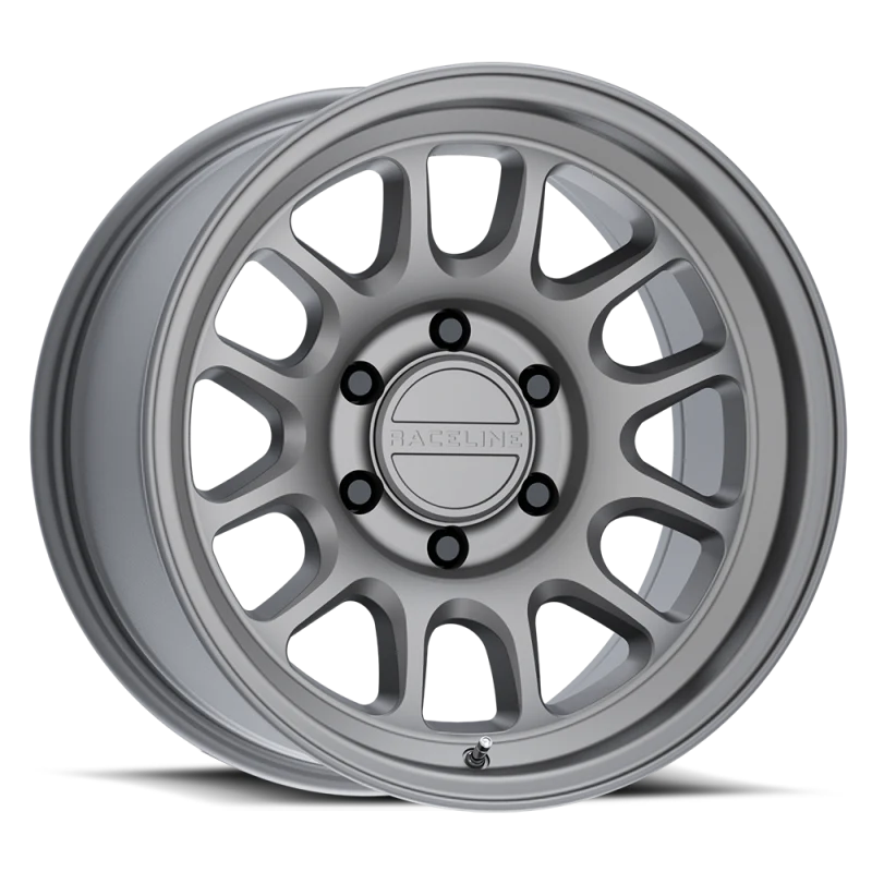 Raceline 958T Rogue 20x9in / 5X127 BP / 0mm Offset / 78.1mm Bore - Matte Titanium