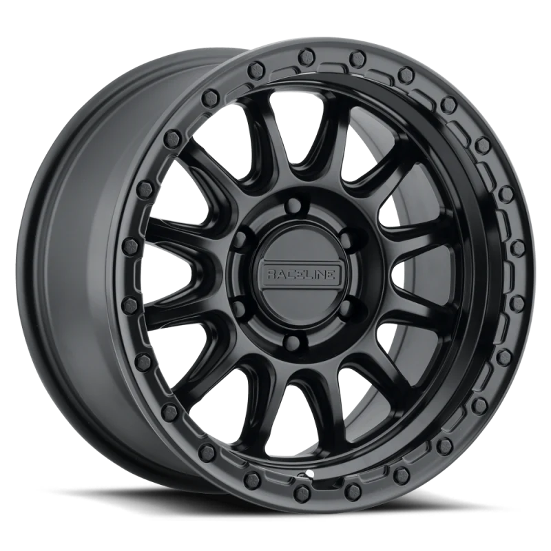 Raceline 960B Alpha 18x9in / 8X180 BP / 18mm Offset / 130.81mm Bore - Satin Black
