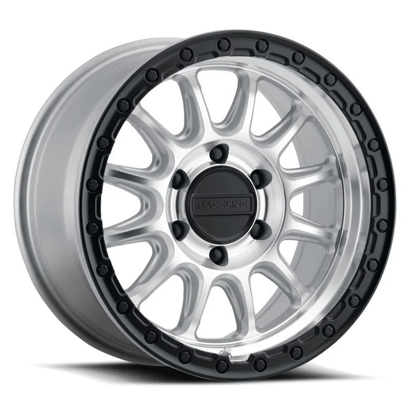 Raceline 960MB Alpha 18x8.5in / 6X135 BP / 35mm Offset / 87.1mm Bore - Machined w/Black Ring
