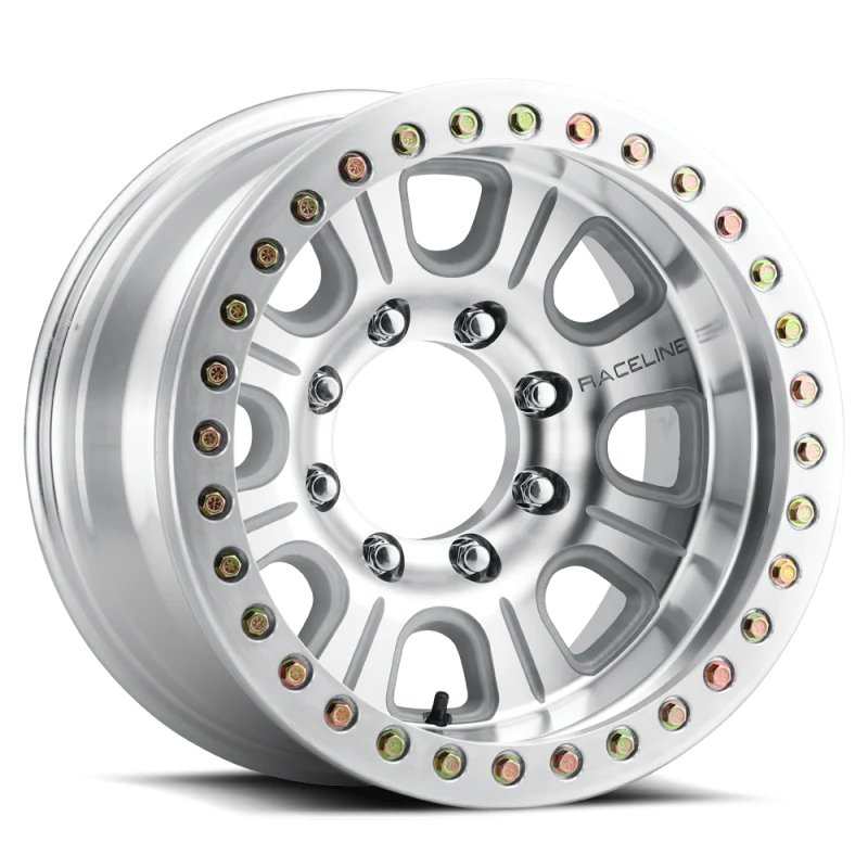 Raceline RT233 Monster Machined 17x9.5in / BLANK BP / -32mm Offset / 83.82mm Bore - Machined