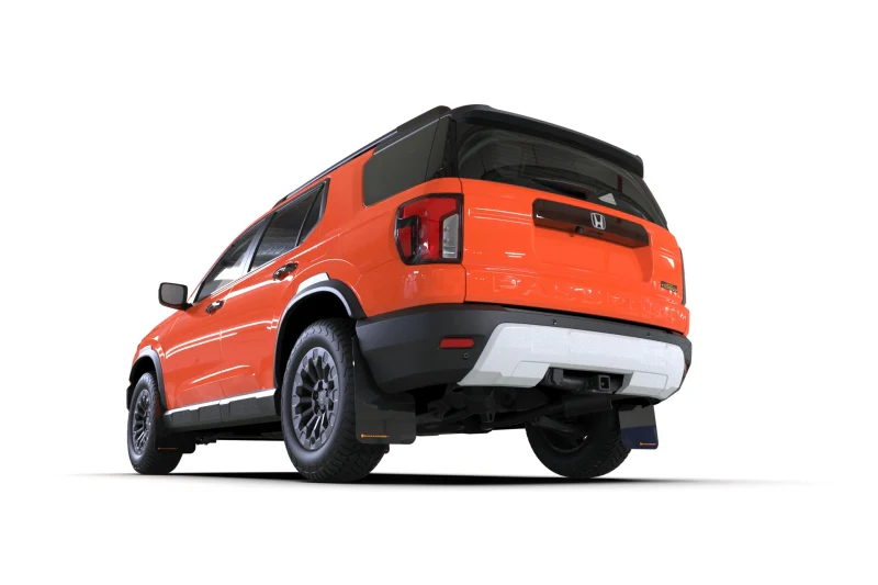 Rally Armor 2026 Honda Passport Black UR Mudflap - Metallic Black Logo - Image 3