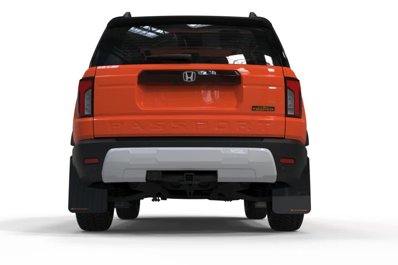 Rally Armor 2026 Honda Passport Black UR Mudflap - White Logo - Image 4