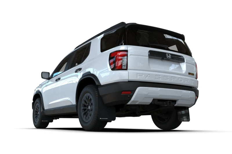 Rally Armor 2026 Honda Passport Black UR Mudflap - White Logo - Image 5
