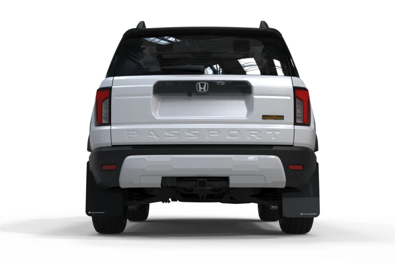 Rally Armor 2026 Honda Passport Black UR Mudflap - White Logo - Image 6