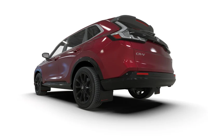 Rally Armor 23-26 Honda CR-V Black Mud Flap - Red Logo - Image 3