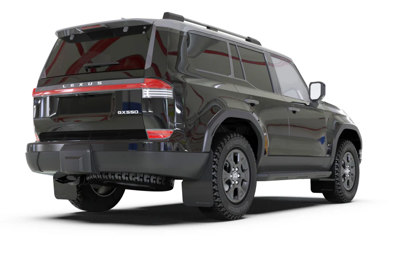 Rally Armor 24-26 Lexus GX 550 Luxury Black UR Mud Flap - Metallic Black Logo - Image 4