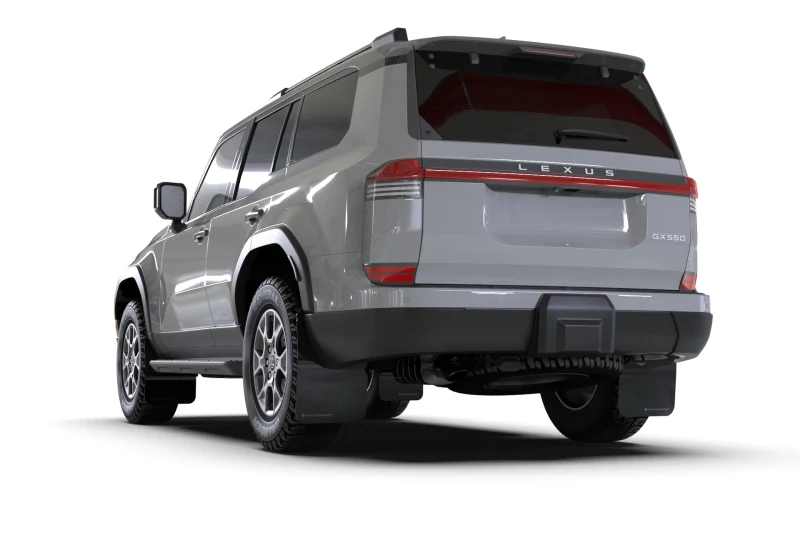 Rally Armor 24-26 Lexus GX 550 Luxury Black UR Mud Flap - Metallic Black Logo - Image 7