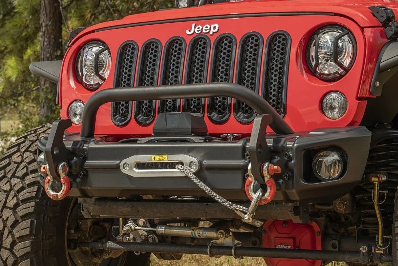 Rugged Ridge Arcus Front Bumper Set W/ Overrider 2018 Jeep Wrangler JK - Image 9