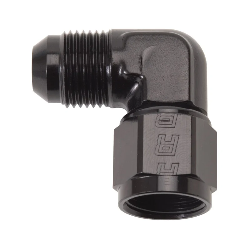 Russell Performance -8 AN 90 Degree Male AN to Female AN Fitting (Black) - Image 6