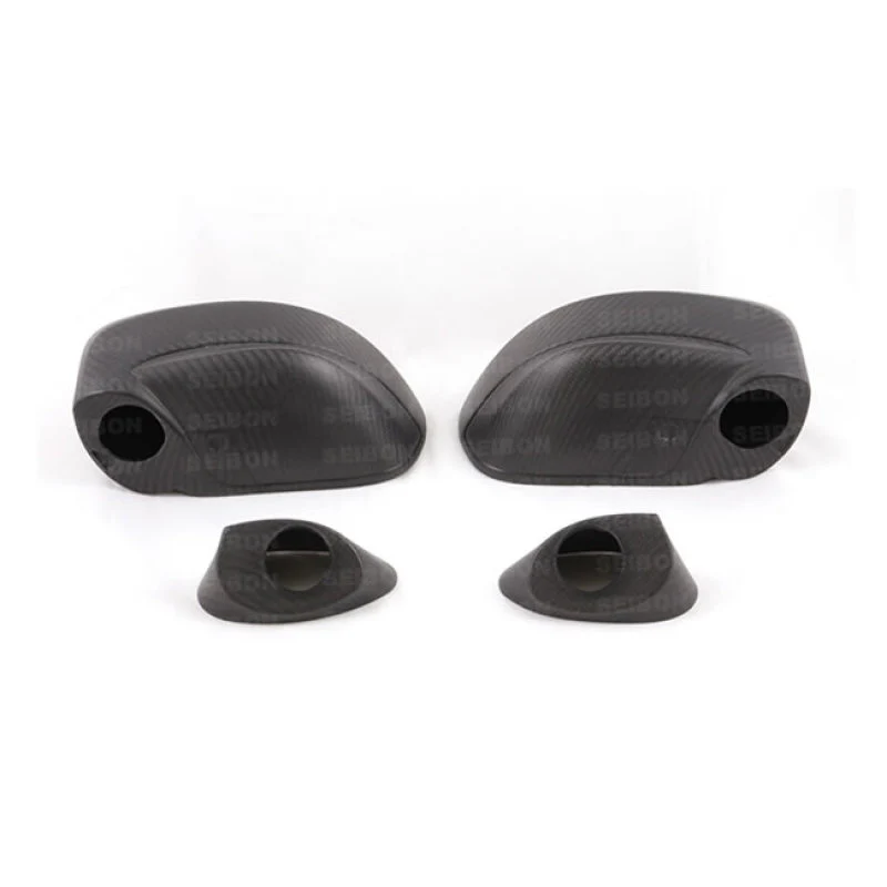 Seibon 09-10 Nissan GTR R35 OEM Carbon Fiber Mirror Covers - Image 2