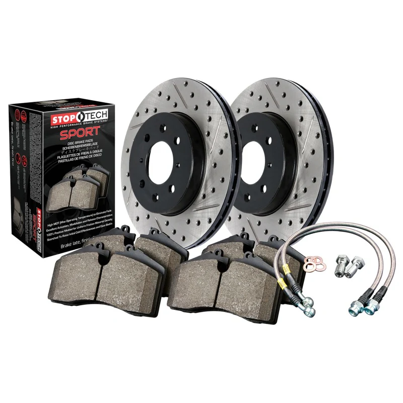 Sport Axle Pack, Drilled & Slotted, Rear - Image 4