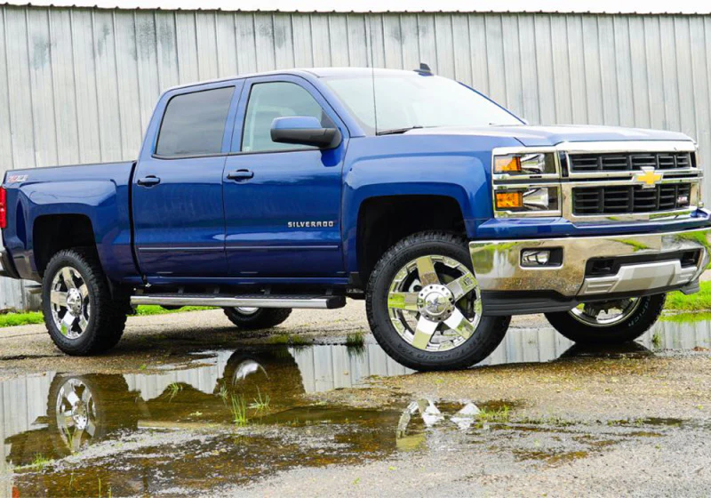 Superlift 14-18 Chevy Silv 1500 4WD 3.5in Lift Kit w/Alum/Steel Control Arms & Bilstein Rear Shocks - Image 4