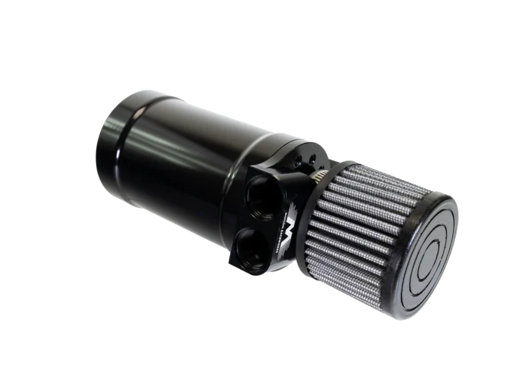 Top Loader Billet Internally Baffled Oil Catch Can (Dual 10AN Port) - Image 13