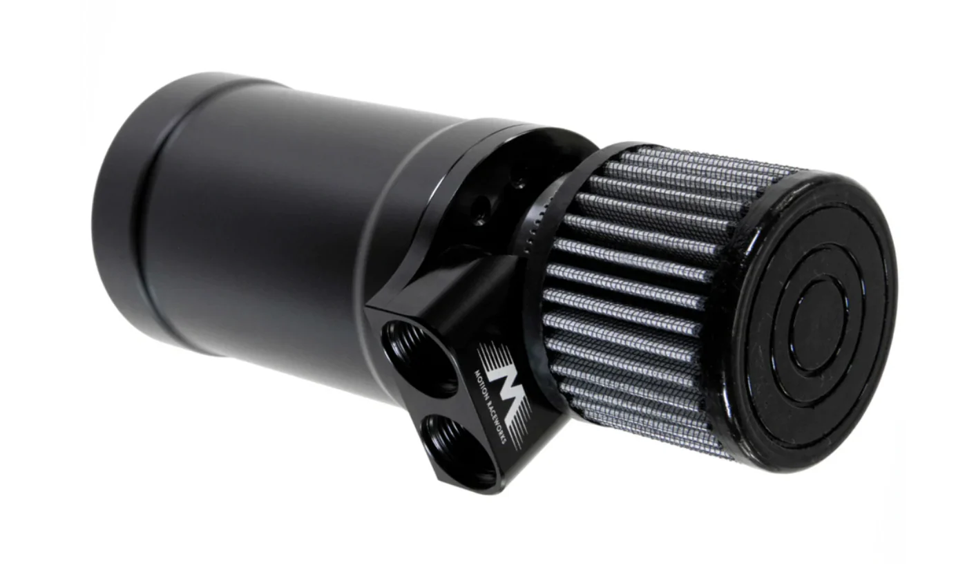 Top Loader Billet Internally Baffled Oil Catch Can (Dual 10AN Port) - Image 3