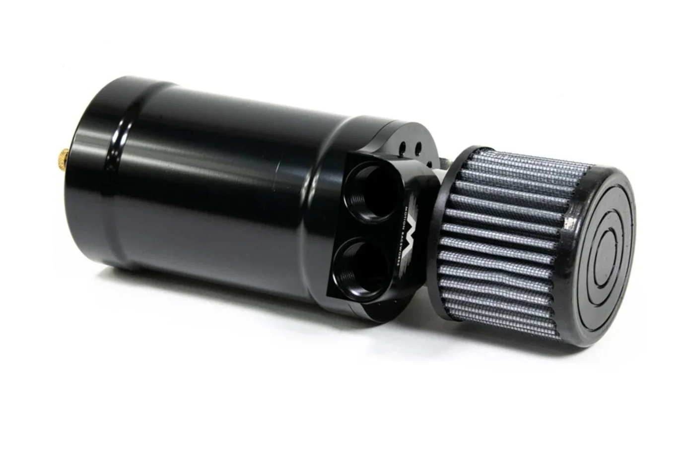 Top Loader Billet Internally Baffled Oil Catch Can (Dual 10AN Port) - Image 8