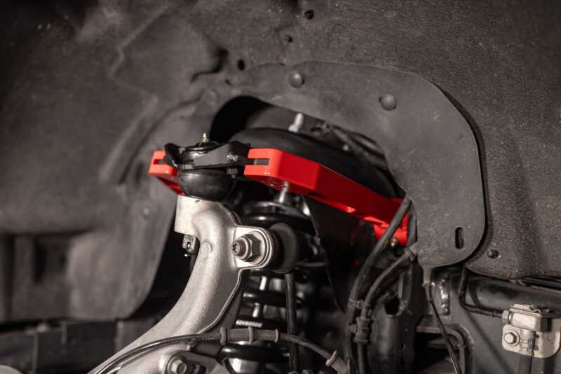 UMI Performance 15-25 Ford F-150 Adjustable Upper A-Arm Kit - Red - Image 6