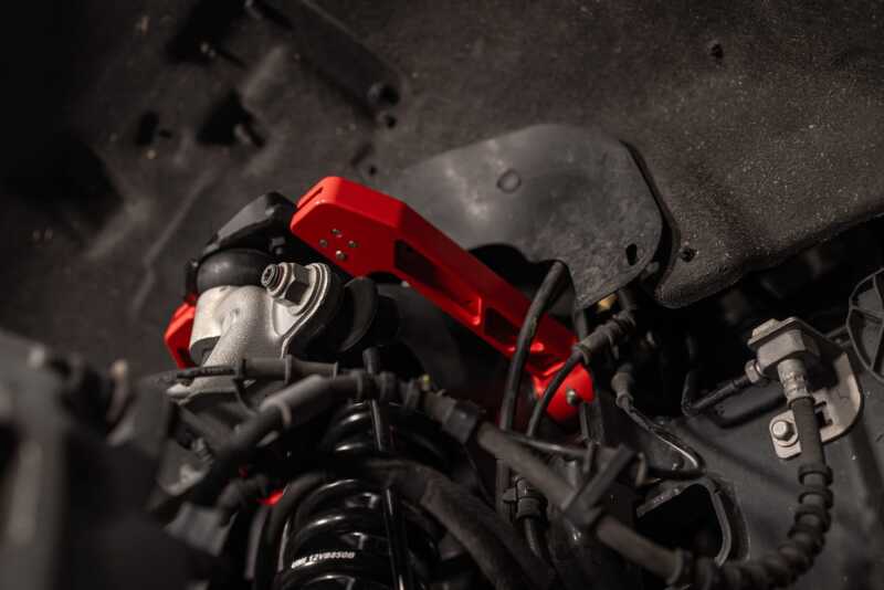 UMI Performance 15-25 Ford F-150 Adjustable Upper A-Arm Kit - Red - Image 7