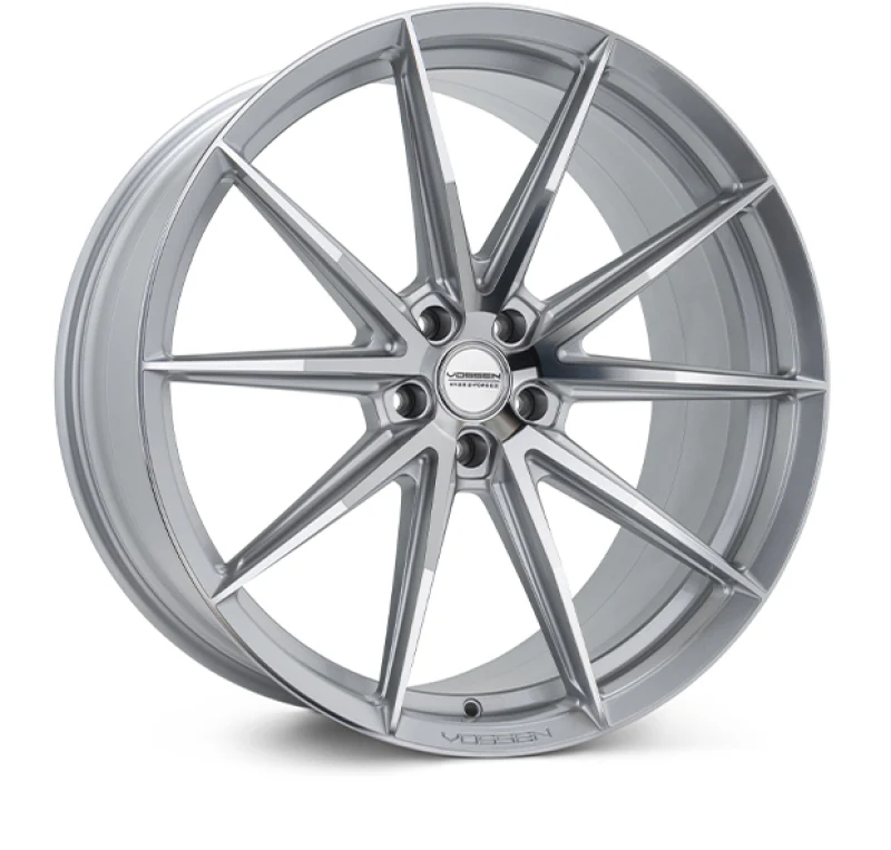 Vossen HFX-2 20x10.5 - 5x112 - ET25 - Deep - 66.5 - Silver Polished Wheel