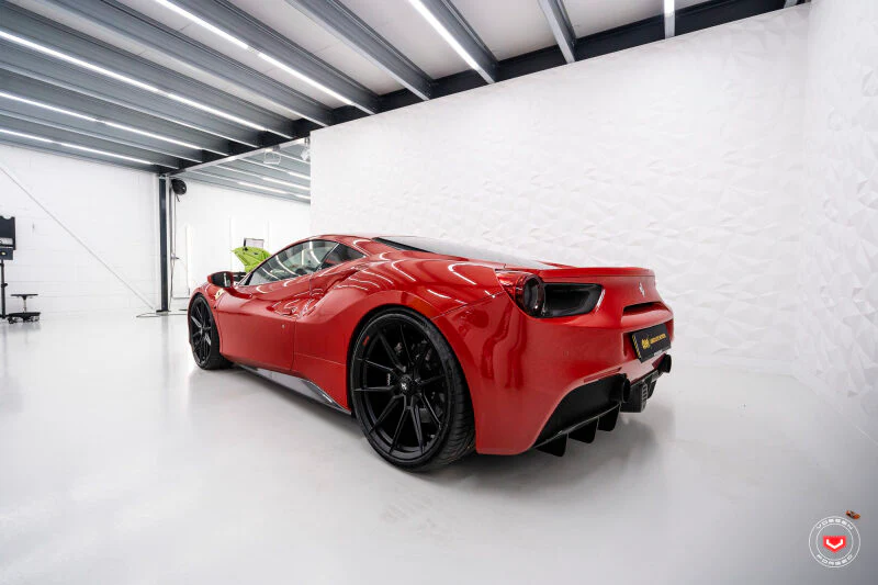 Vossen x Novitec NF10 21x9in - 5x114.3 BP - ET35 - Gloss Black Ferrari 488 / F8 Front Wheel - Image 3