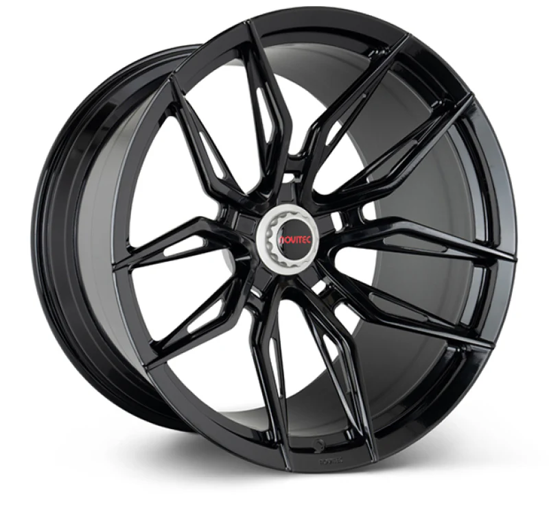 Vossen x Novitec NF11 20x9in - 5x114.3 BP - ET35 - Gloss Black Ferrari 488 / F8 Front Wheel