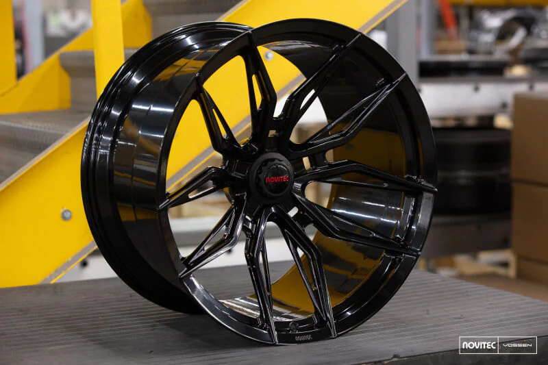 Vossen x Novitec NF11 22x12in - 5x114.3 BP - ET52 - Gloss Black Ferrari 12Cilindri F167 Rear Wheel - Image 4