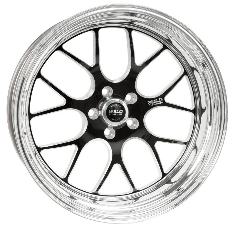 Weld S77 20x8 / 5x120mm BP / 4.3in BS Black Wheel (High Pad) - Image 2